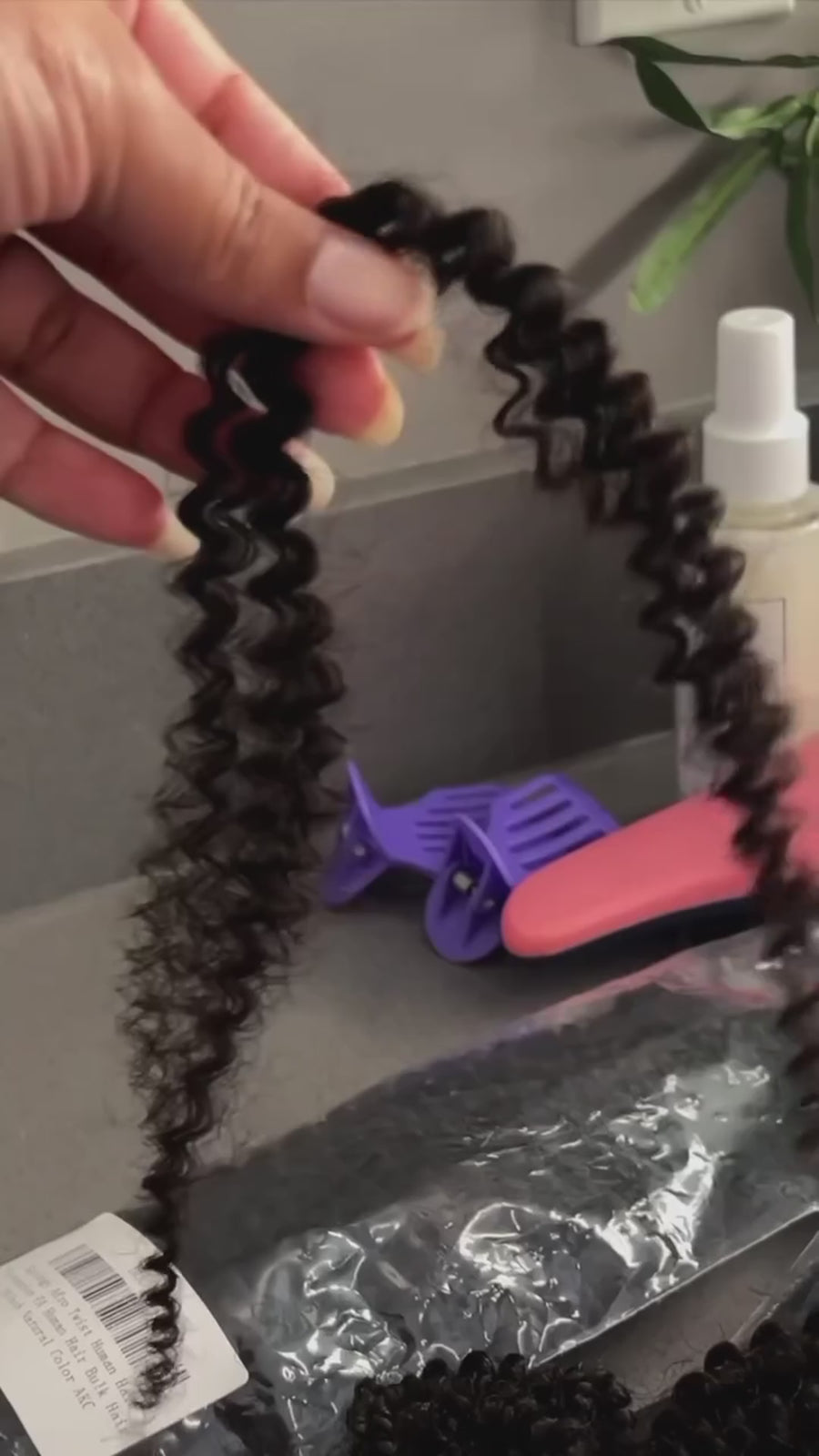 Human Hair Spring Twist Hair Extensions Natural Color – Ywigs