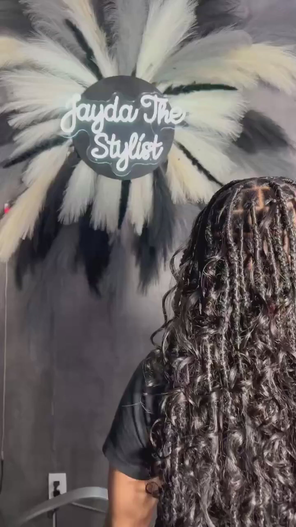 soft locs with wavy curls