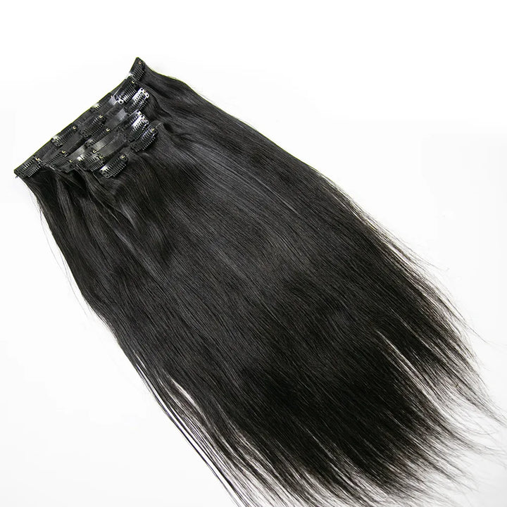 Seamless Clip In Extensions Silky Straight 
