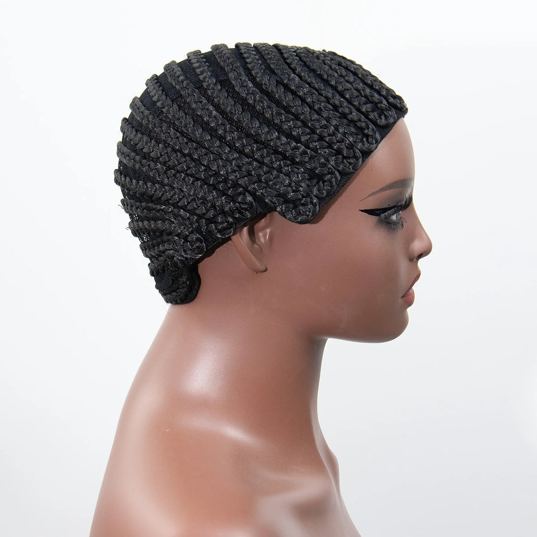 side of ywigs braid wig cap