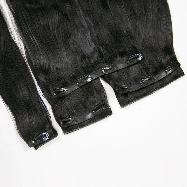 Silky Straight Clip In Extensions