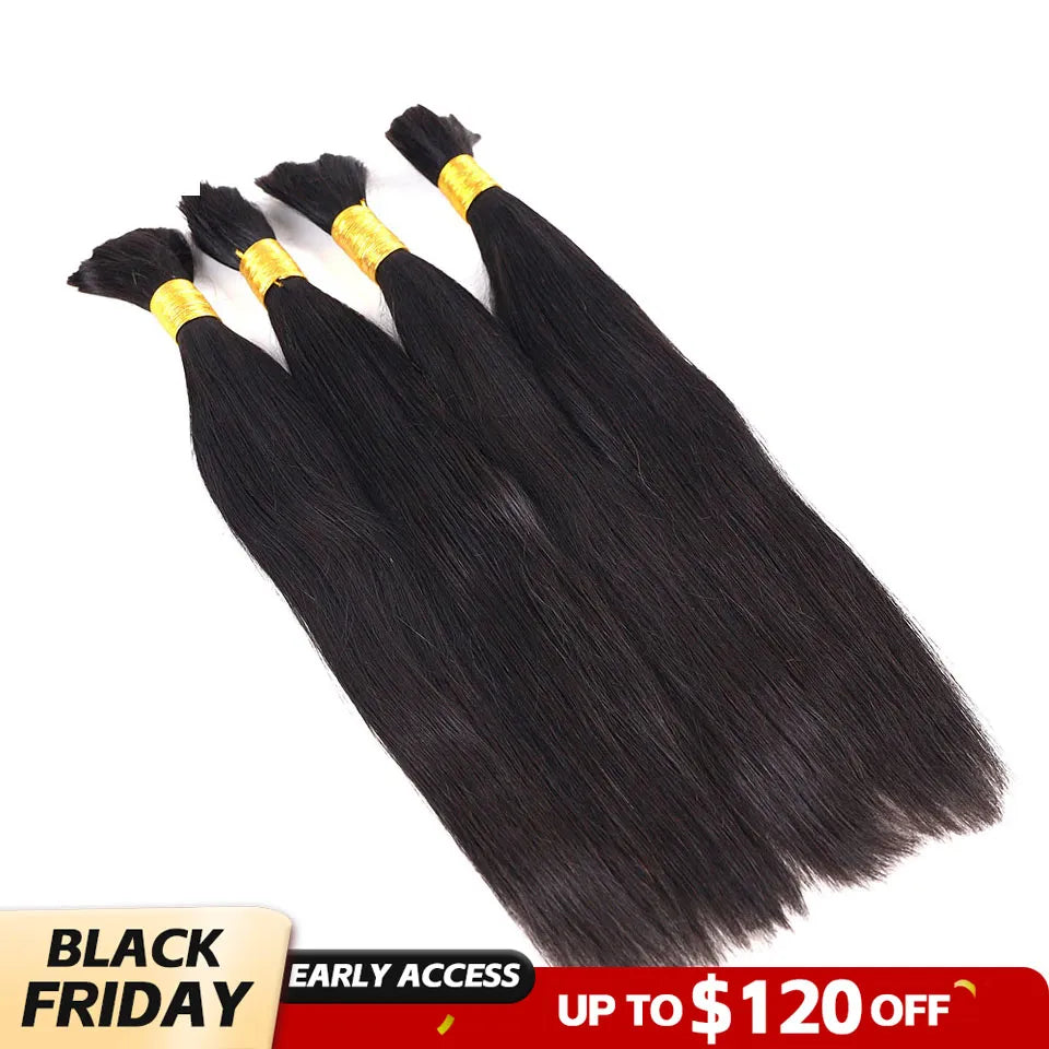 silky straight bulk hair black friday sale