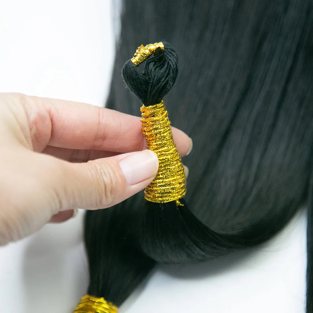 silky straight feather human crochet hair