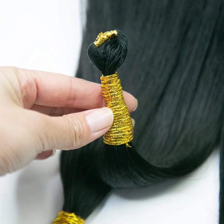 silky straight feather human crochet hair