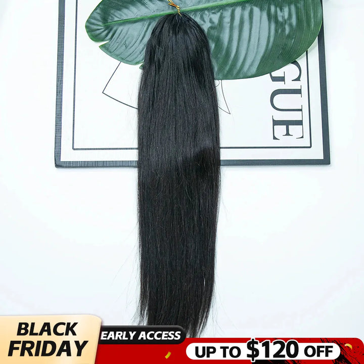 silky straight human crochet hair black friday sale