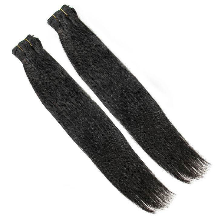silky straight human hair bundles