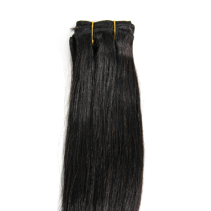silky straight weft bundles