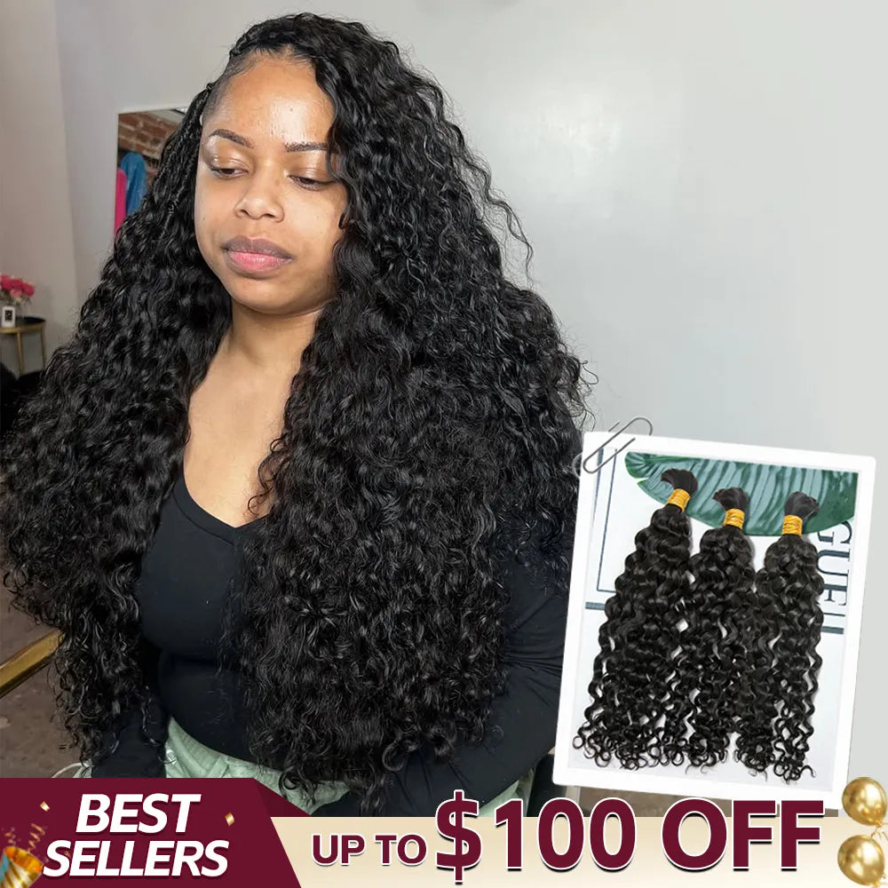 Spanish Curl Bulk Hair Extensions for Braiding