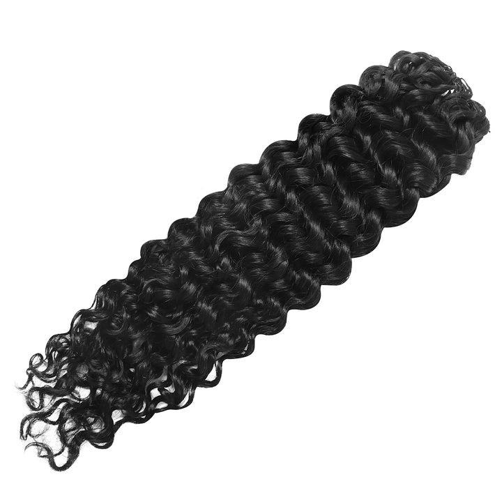 Ywigs Spanish Curl Human Crochet Hair one bundle showing full curly texture