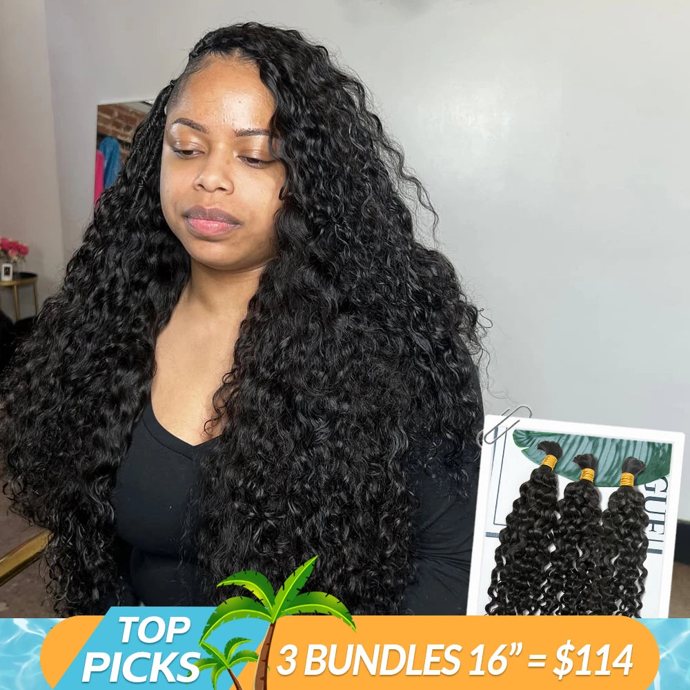 spanish curl human braiding hair for summer