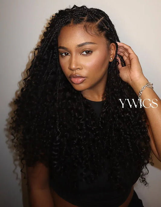 spiral curls long hair