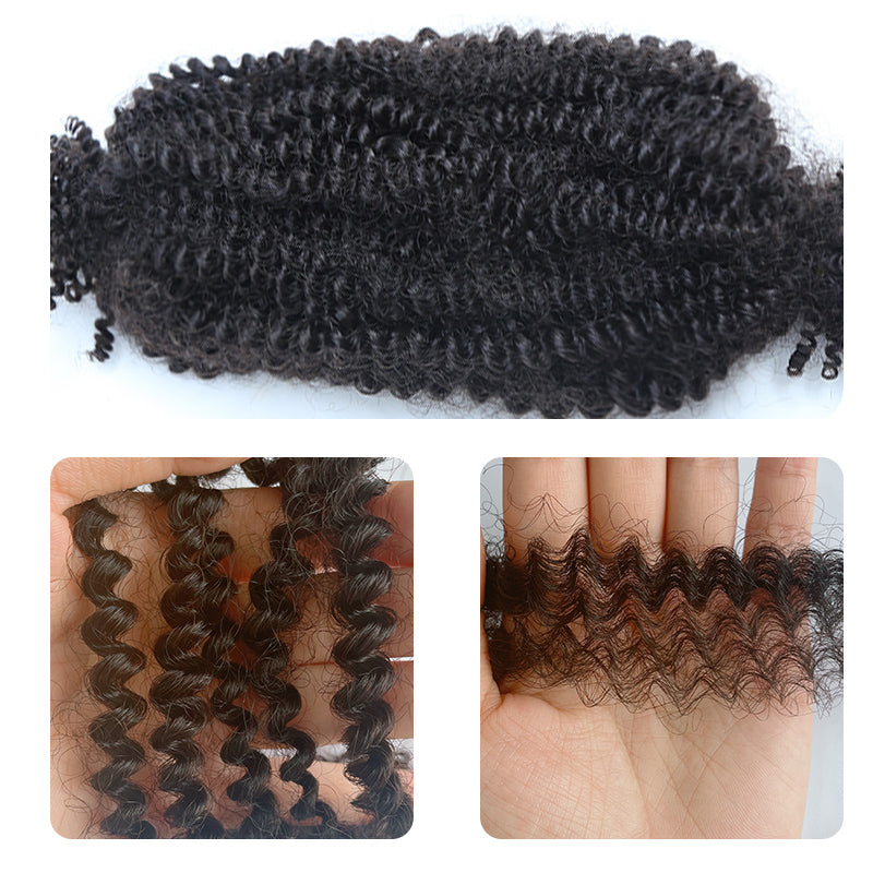 pre-looped & pre-separated springy afro twist hair extensions