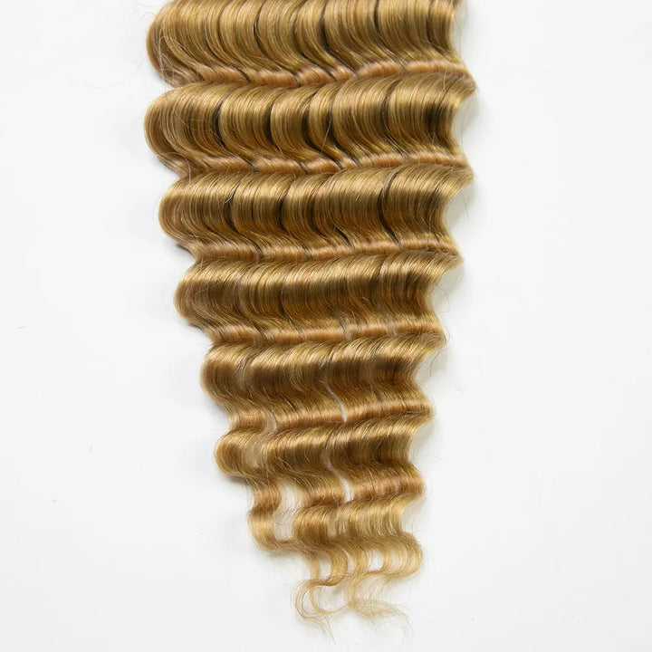 T1B/27 blonde crochet hair deep wave