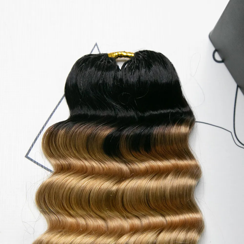 T1B/27 ombre color deep wave crochet hair