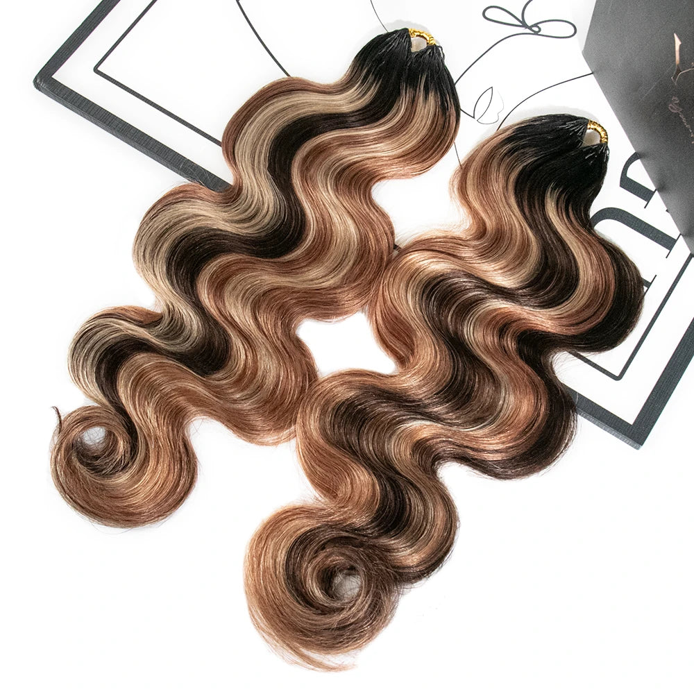T1B/4/27/30 body wave crochet human hair for summer ready