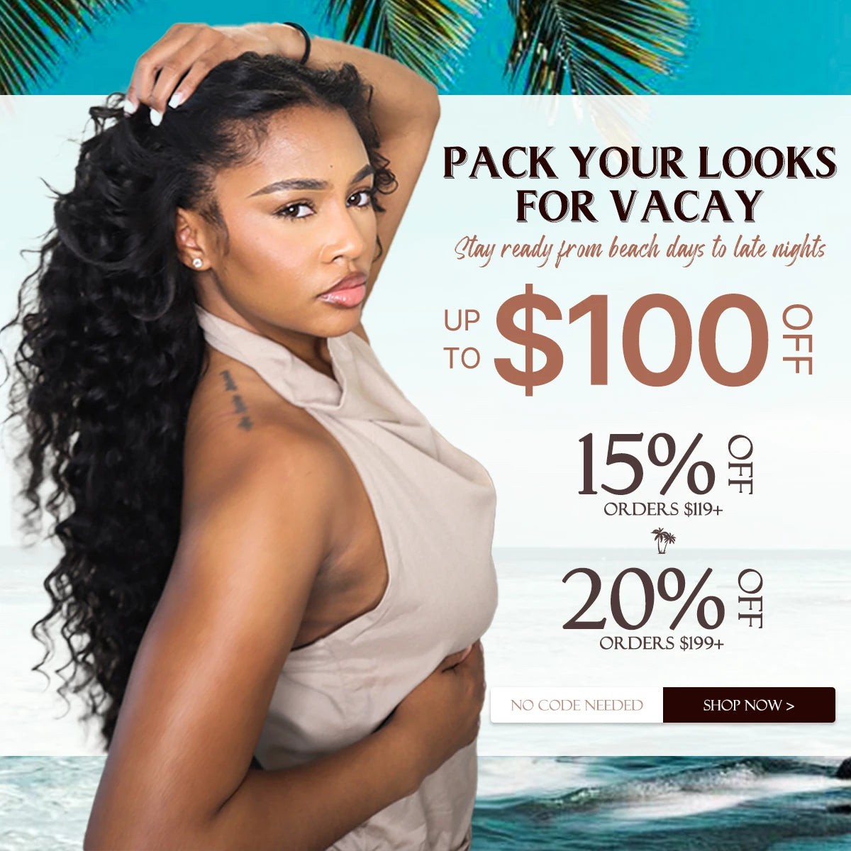 vacation ready human braiding hair & crochet hair extensions