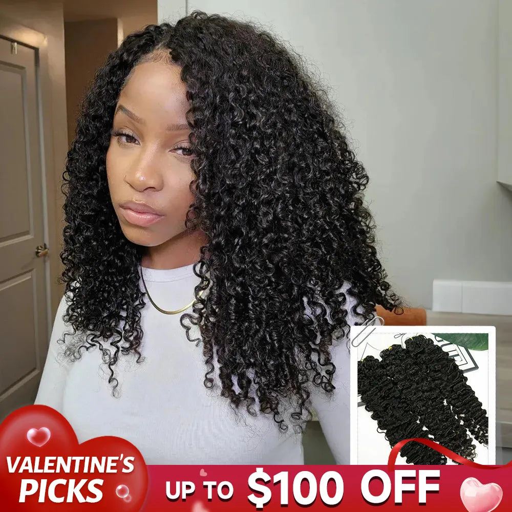 water deep wave crochet human hair VALENTINE
