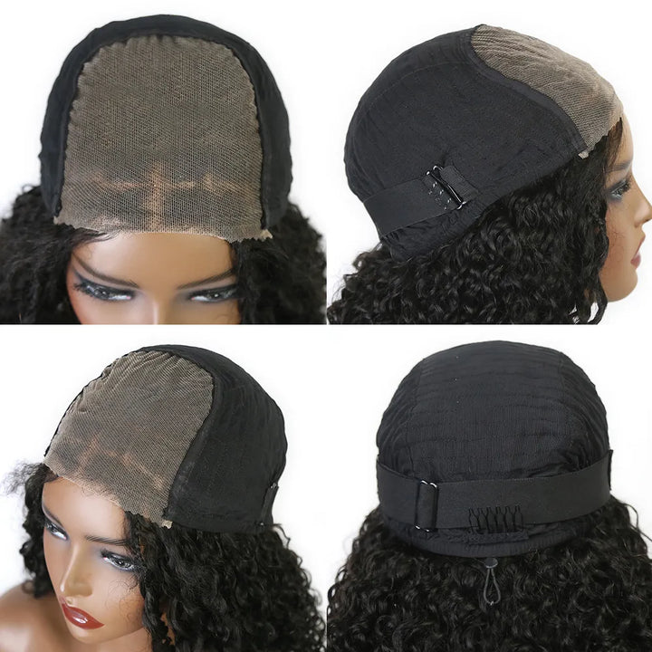 water wave 5x5 braid wig cap structure