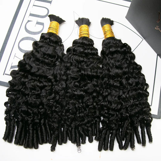 water curly bulk hair for boho braids