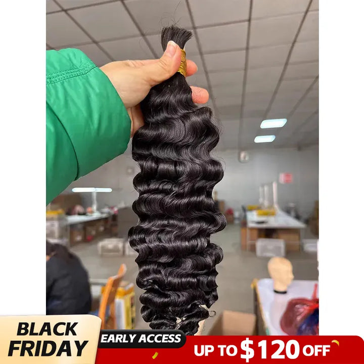 water deep wave braiding hair black friday sale