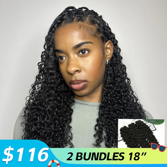 water deep wave feather crochet for holidays