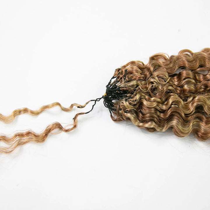 #4/30 mix blend water deep wave crochet hair for swimming