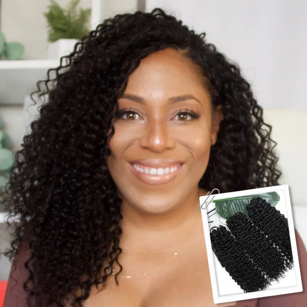 water wave human crochet hair for women