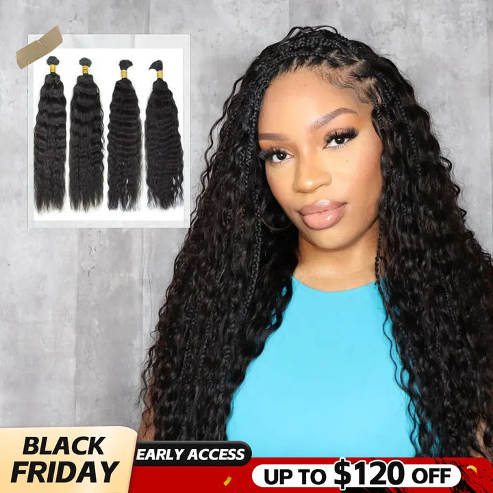 wet wavy half braids half sew in black friday sale