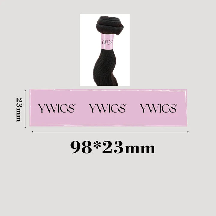 Personalized Hair Bundle Tags and Wrap Labels