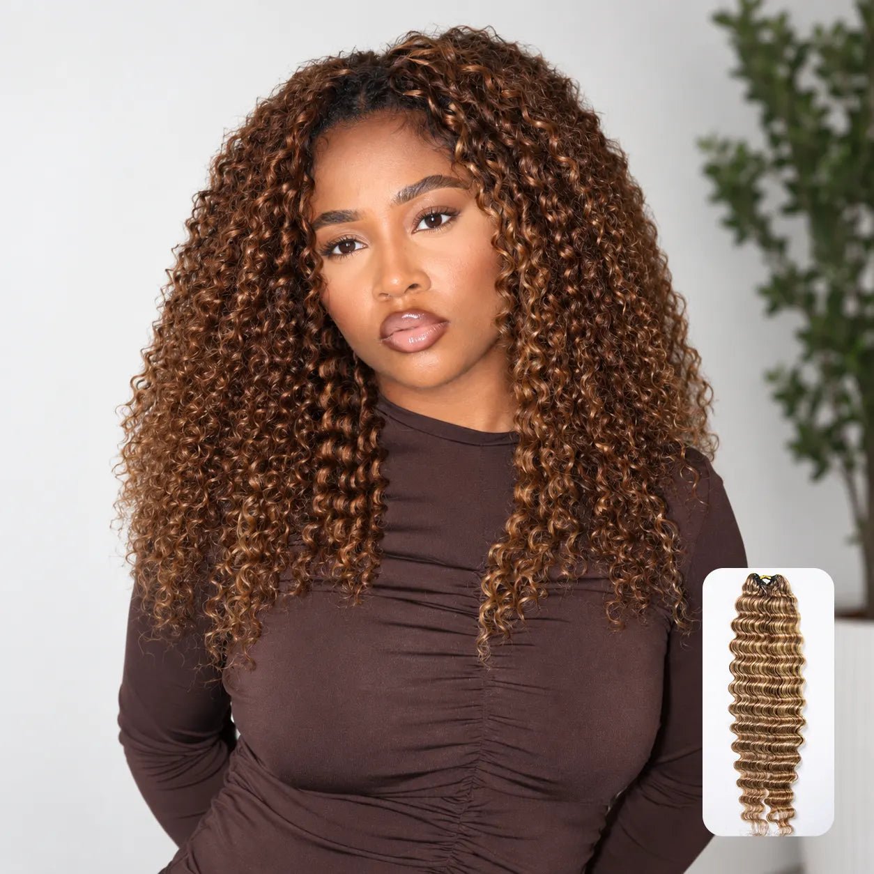#27 30 613 Mix Blend Deep Wave Human Crochet Hair