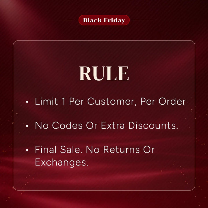 Ywigs Black Friday Bulk Hair Blind Box rules, including the one-per-customer limit, discount restrictions, and final sale policy