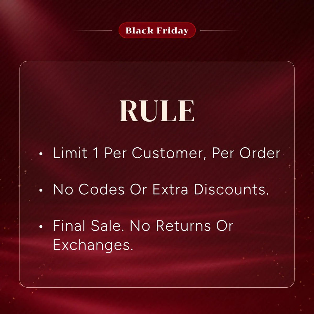 Ywigs Black Friday HD Lace Closure Blind Box rules, including the one-per-customer limit, discount restrictions, and final sale policy