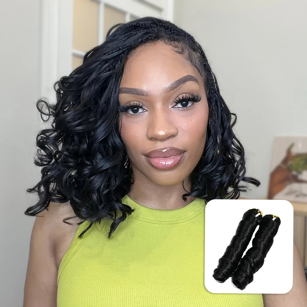 ywigs french curl human crochet hair for new season