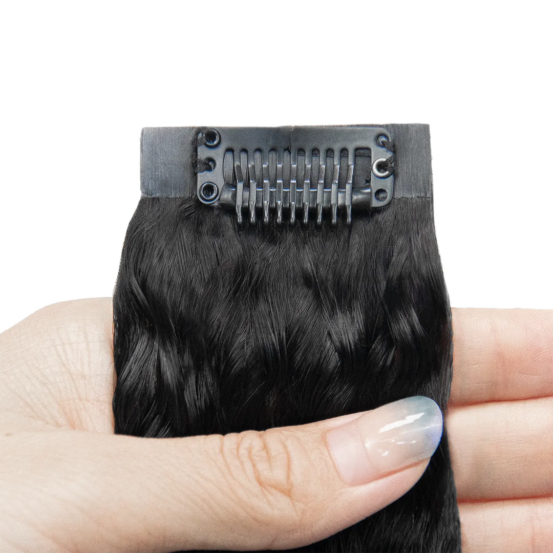 hair-extensions-clip-detail
Close-up of Ywigs Invisible Edge Clip In Hair Extensions showing secure clips and seamless edge design