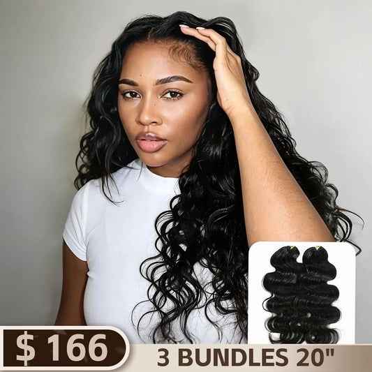 Ywigs Miracle Knots Crochet Hair Body Wave front view