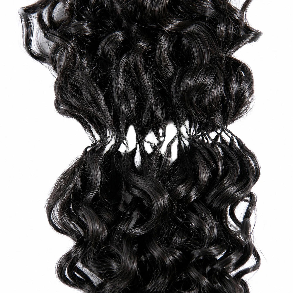 ywigs invisible thread water wave human crochet hair