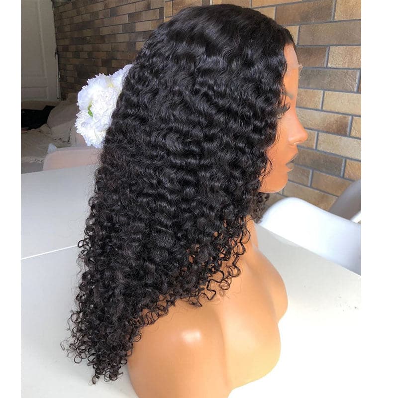 Deep Curly 4X4 lace Closure Wig