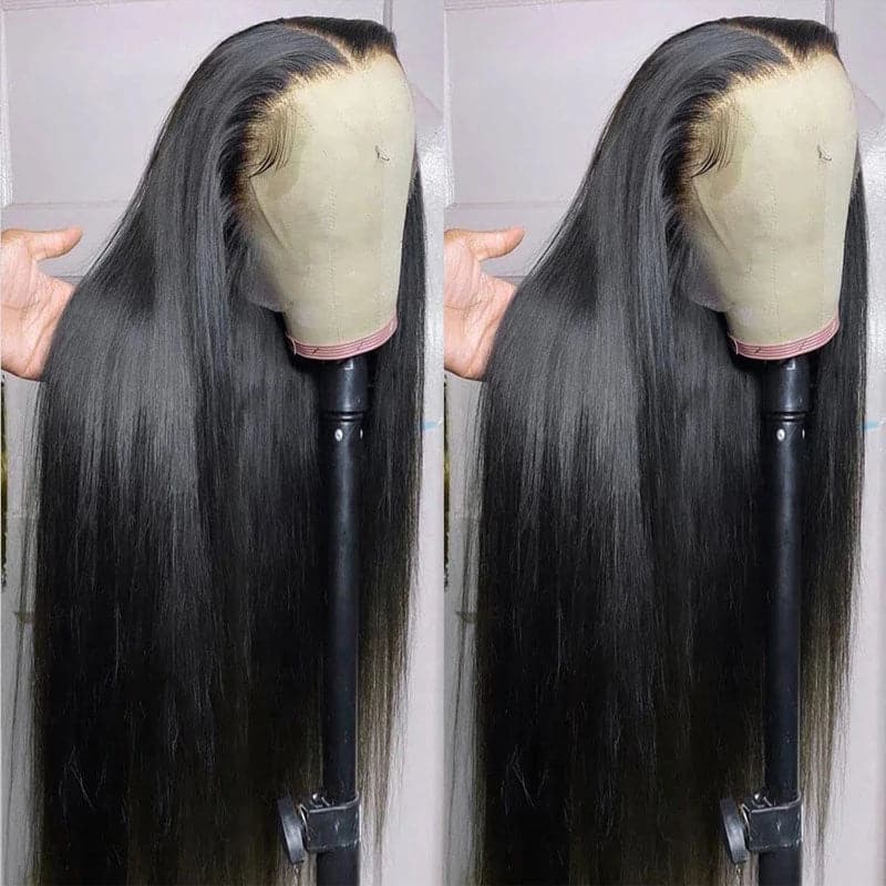 40 inch hd lace straight 13x6 lace front wigs for black woman