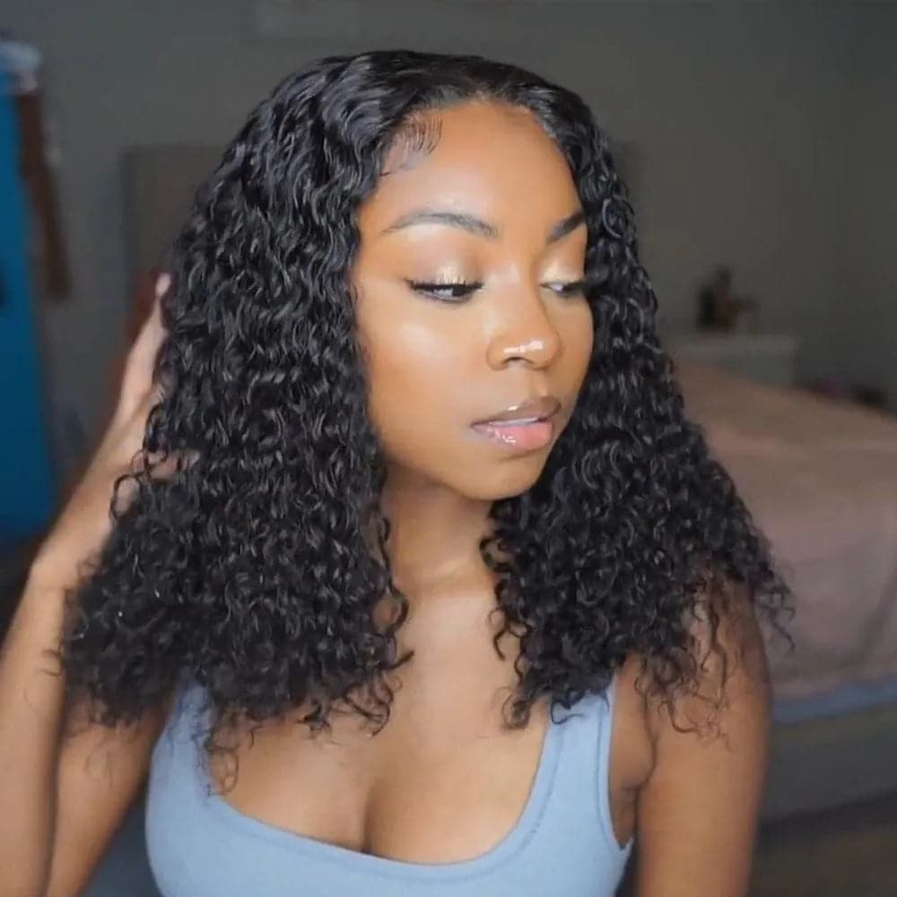 5x5 hd lace closure wig water wave