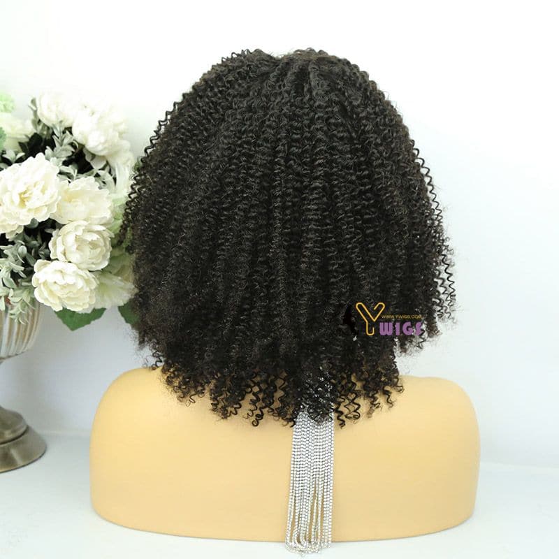 Ashley Kinky Curly Headband Wig Human Hair 6