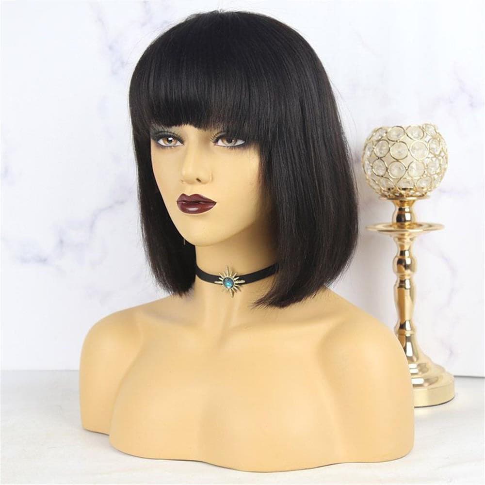 Bob Wig with Bang 13 x 6 Lace Front Wigs 2