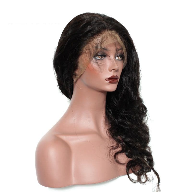 body wave human hair full lace wig 2