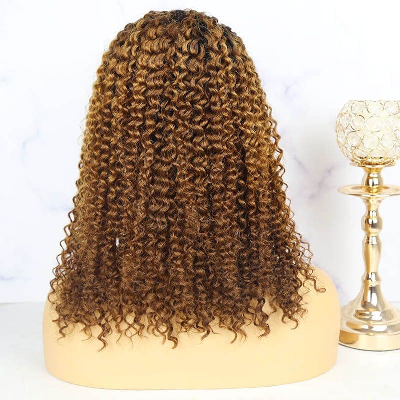 honey blonde #27/30 colored deep curly 13x6 lace front wig 03