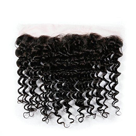 Deep Wave Bundles with 13×4 Lace Frontal 