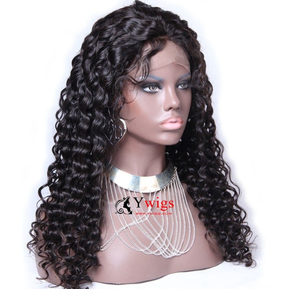 Deep Wave Human Hair Full Lace Wig 2