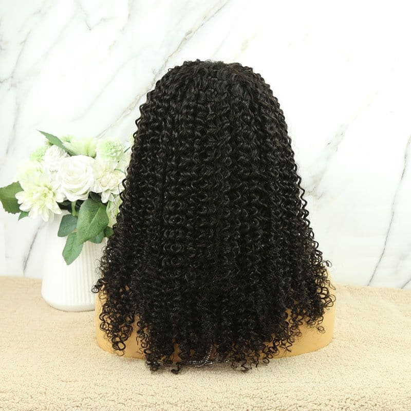 Ella Jerry Curly Human Hair Headband Wig 8