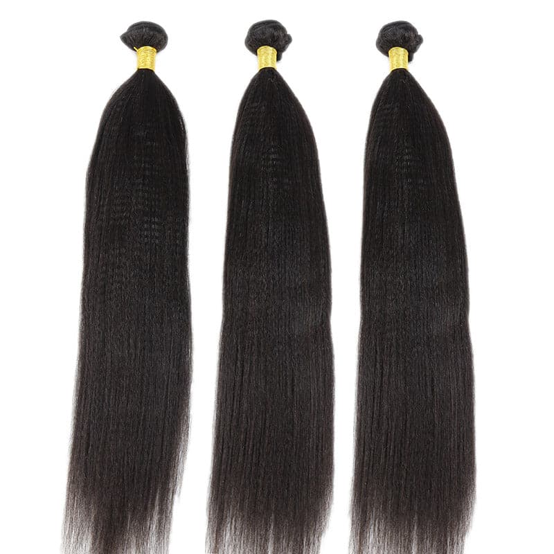 Light Yaki Human Hair Bundles | Naturally Textured Hair – Ywigs