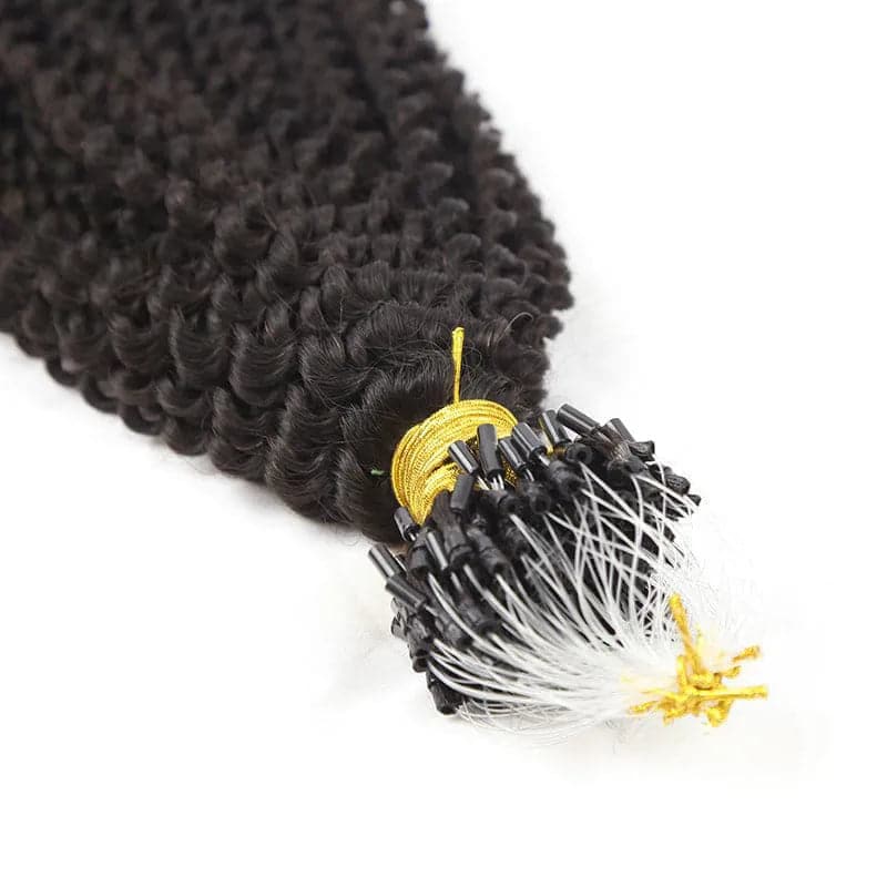 micro loop hair extensions application