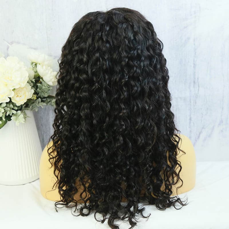 clear lace loose wave 13x6 lace front wig human hair 6