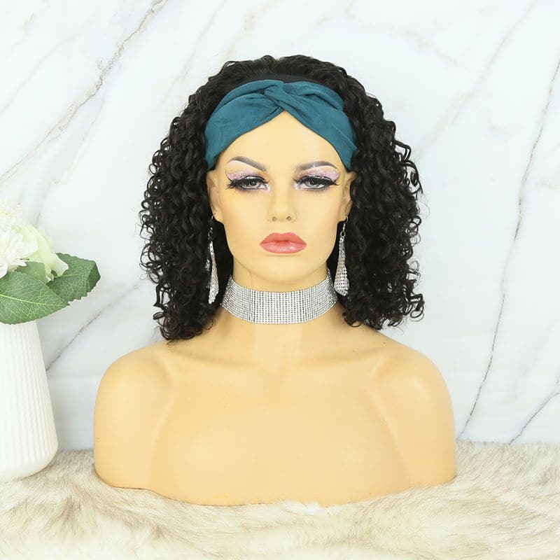 JoyceWaterWaveBobHumanHairHeadbandWig 4